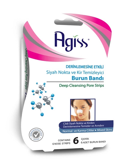 Picture of Agiss Blackhead and Dirt Remover Nasal Band 10 Pieces