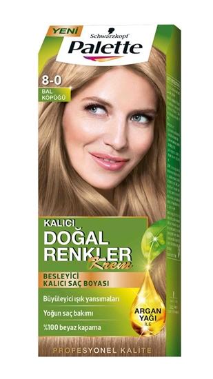 Picture of P-Palette Bal Köpüğü 8-0 Tüp Krem Saç Boyası 50 ml