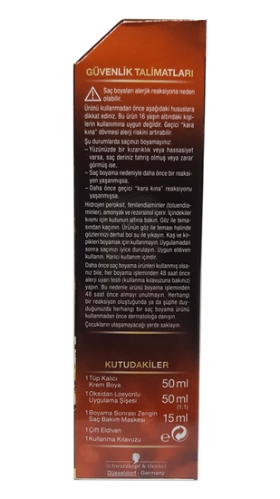 Picture of P-Palette Deluxe Altın Parıltılı Bal 9-50 Tüp Krem Saç Boyası 50 ml