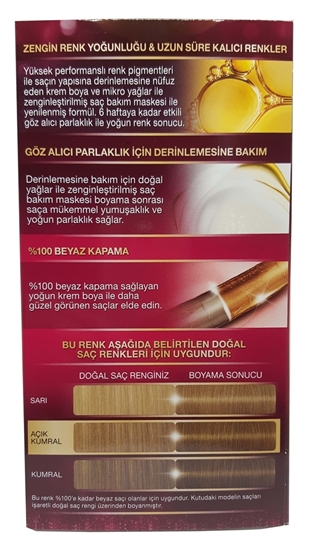 Picture of P-Palette Deluxe Bal Köpüğü 8-0 Tüp Krem Saç Boyası 50 ml