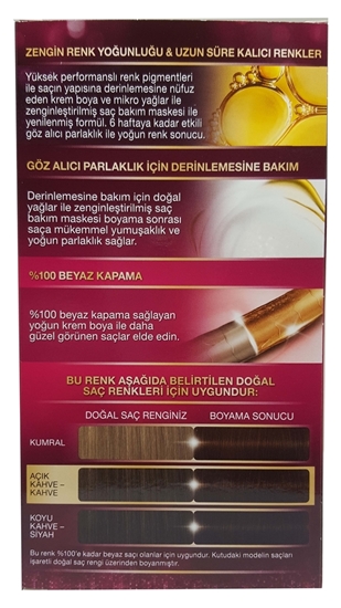 Picture of P-Palette Deluxe Çikolata Kahvesi 3-65 Tüp Krem Saç Boyası 50 ml