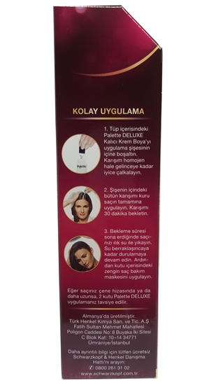 Picture of P-Palette Deluxe Çikolata Kahvesi 3-65 Tüp Krem Saç Boyası 50 ml