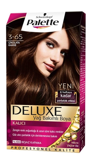 Picture of P-Palette Deluxe Çikolata Kahvesi 3-65 Tüp Krem Saç Boyası 50 ml