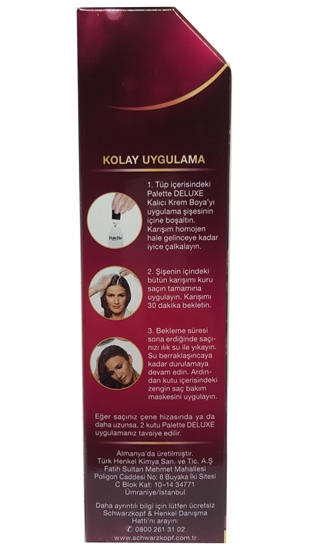 Picture of P-Palette Deluxe Işıltılı Çikolata 5-5 Tüp Krem Saç Boyası 50 ml