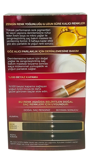 Picture of P-Palette Deluxe Kahve 4-0 Tüp Krem Saç Boyası 50 ml