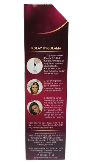 Picture of P-Palette Deluxe Patlıcan Moru 4-99 Tüp Krem Saç Boyası 50 ml