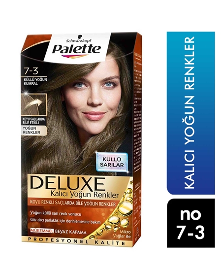 Picture of P-Palette Deluxe Küllü Sarılar 7-3 Tüp Krem Saç Boyası 50 ml