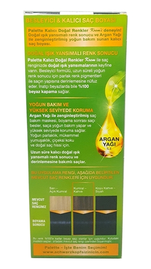 Picture of P-Palette Gece Mavisi 1-1 Tüp Krem Saç Boyası 50 ml