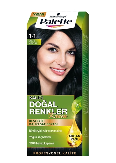 Picture of P-Palette Gece Mavisi 1-1 Tüp Krem Saç Boyası 50 ml