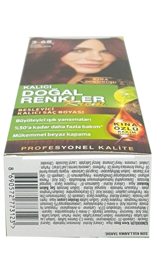 Picture of P-Palette Kızıl Çikolata 3-68 Tüp Krem Saç Boyası 50 ml