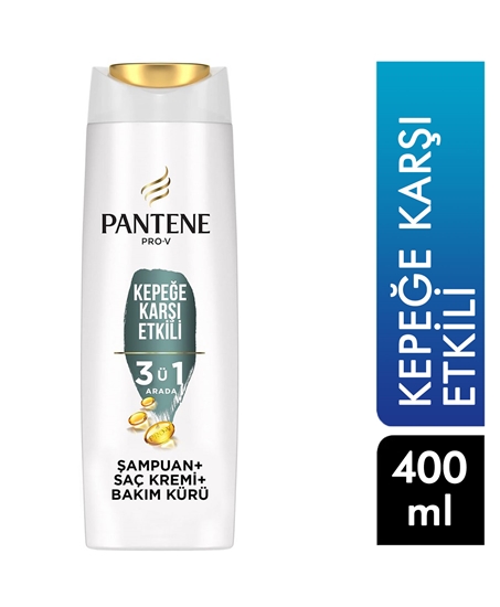 Picture of Pantene Shampoo 400 ml Anti-Dandruff 3in1 