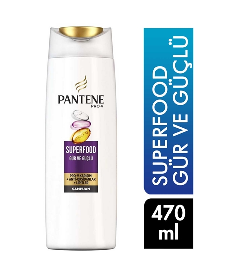 Picture of  Pantene Shampoo 470ML Lush and Powerful Superfood