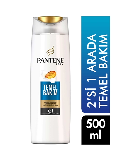 Picture of  Pantene Shampoo and Conditioner 500 ml 2 in 1 Basic Care