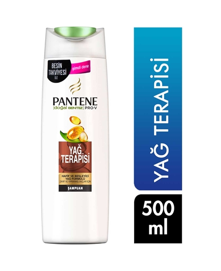 Picture of  Pantene Shampoo 500 ml Oil Therapy Natural Synthesis