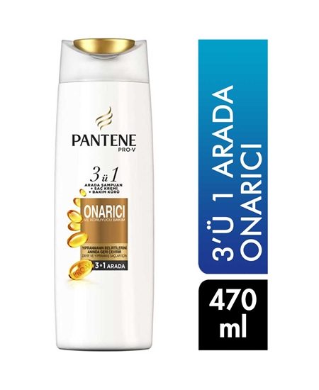 Picture of  Pantene Shampoo and Conditioner 470 ml 3 in 1 Repair and Protective Care