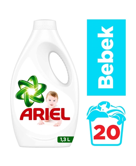 Picture of  Ariel Liquid Laundry Detergent 1,30 Lt For Babies