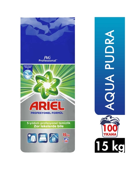 Picture of Ariel Professional Çamaşır Deterjanı 15 kg 100 Yıkama Aqua Pudra