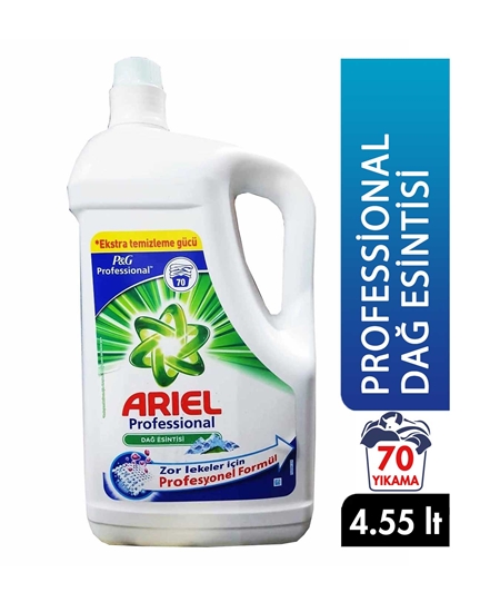 Picture of  Ariel Liquid Laundry Detergent 4,55 Lt Professional Mountain Breeze