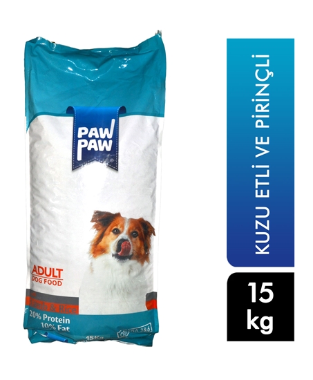 Picture of PawPaw Yetişkin Köpek Maması 15 kg Kuzulu ve Pirinçli