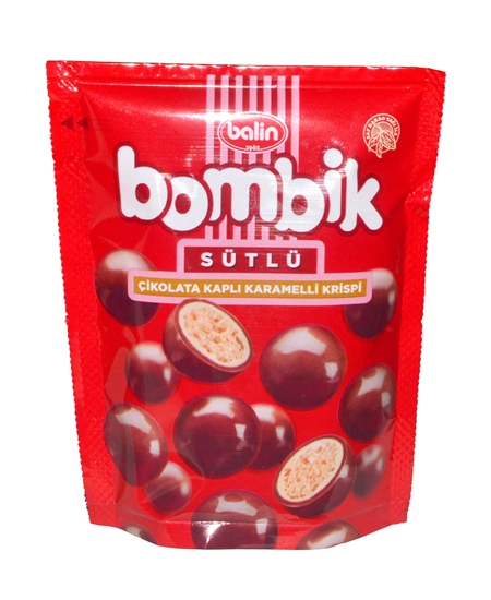 Picture of Balin Bombik Sütlü Çikolata Kaplı Karamelli Krispi 50 gr X 18'li Koli