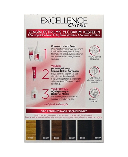 Picture of Loreal Excellence Set Saç Boyası Koyu Kestane No: 3