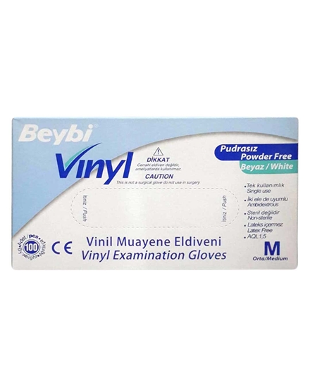 beybi, eldiven, beyaz eldiven, lastik eldiven, laboratuvar eldiveni, muayene eldiveni, ameliyat eldiveni, vinil eldiven, beybi Orta boy vinil eldiven satın al, beybi Orta boy vinil eldiven fiyat, pudrasız eldiven, pudrasız vinil eldiven