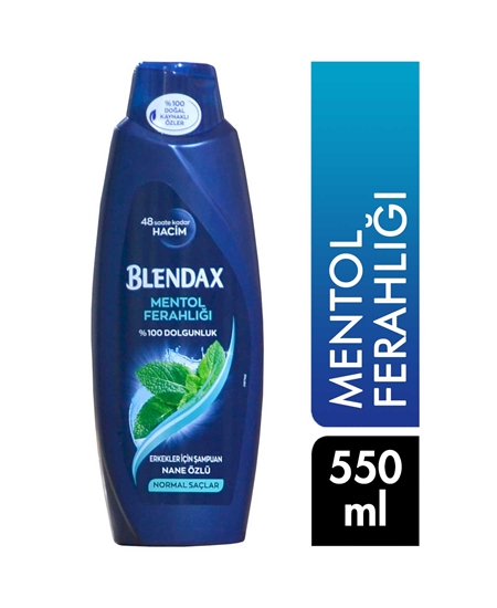 Picture of Blendax Şampuan 550 ml Erkek Mentollü