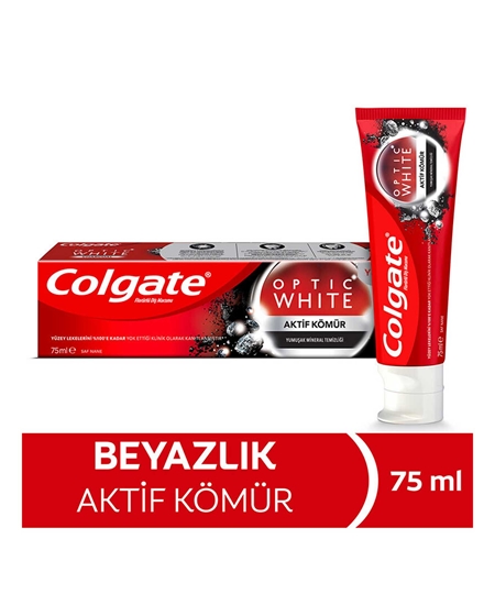 Picture of COLGATE DİŞ MACUNU 75 ML Optik White Aktif Kömür AKTÜEL