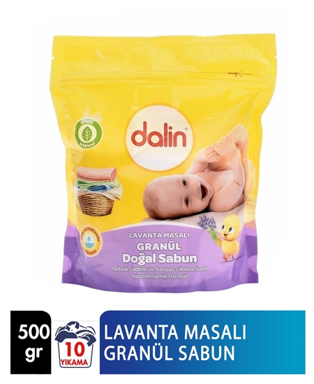 Picture of Dalin Bebek Sabunu 500 gr Doğal Granül Lavanta Masalı