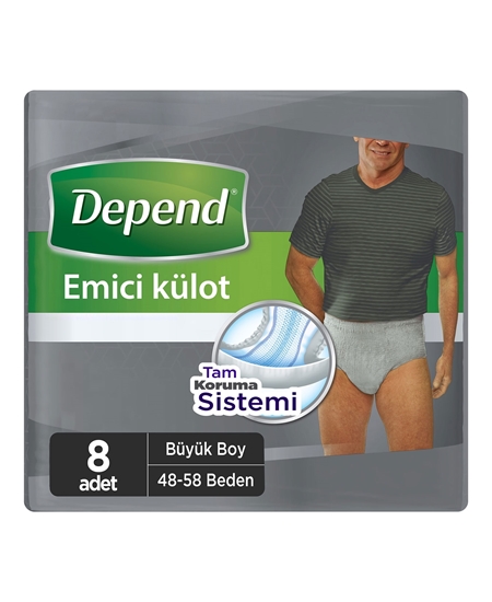 depend, emici külot, depend emici külot, erkek emici külot