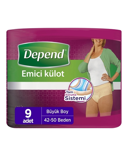 depend, emici külot, depend emici külot, kadın emici külot