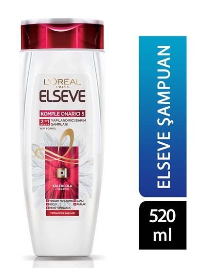 Picture of Elseve Şampuan 520 ml Yapılandırıcı Bakım  2si 1 Arada