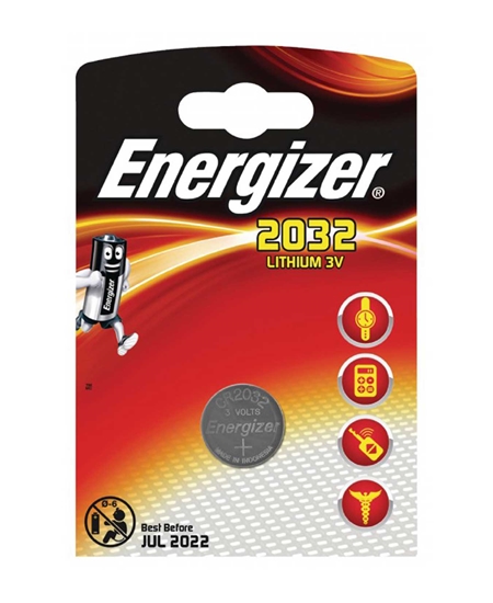 Picture of Energizer 2032 3 Volt Lithium Button Battery