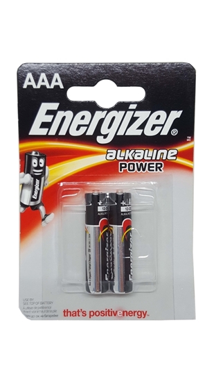 Picture of Energizer AAA Alkaline Power 2'li Kart İnce Kalem Pil