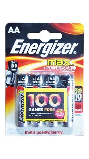 Picture of Energizer Max AA 4 lü