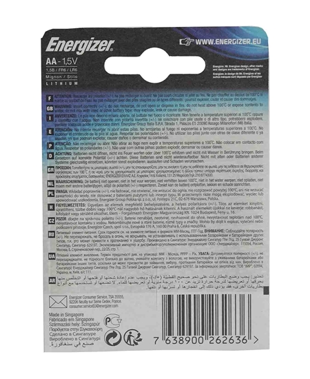 Picture of Energizer Ultimate Lithium AA 2 li