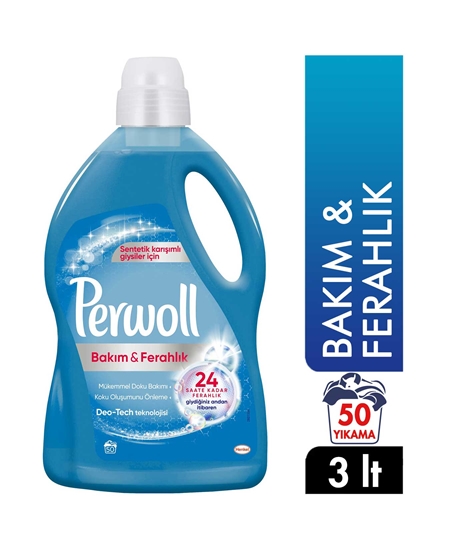 Picture of Perwoll Liquid Laundry Detergent Care & Refreshment 50 Wash - 3 L