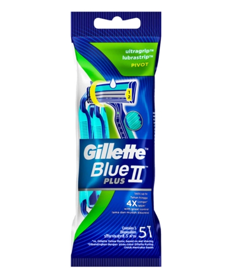 Picture of Gillette Blue II Plus Disposable 5's Pivot