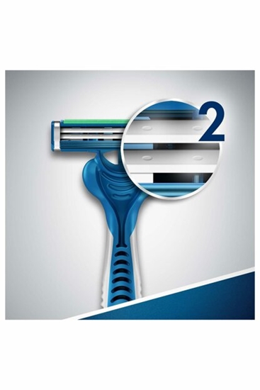 Picture of Gillette Blue2 Disposable Razor 4's Maximum