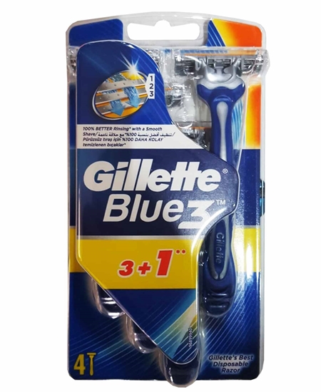 Picture of Gillette Blue 3 3+1 Blister