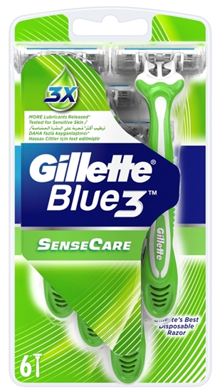 Gillette, gilette, gilete, gilette, jilet, jilette, blu, blu3, blue 3, Blue3,gillette, blue3, blue 3, gillette blue 3, gillette blue 3 sensecare, tıraş bıçağı, Gillette Blue3 sensecare Tıraş Bıçağı satın al, Gillette Blue3 sensecare Tıraş Bıçağı fiyat