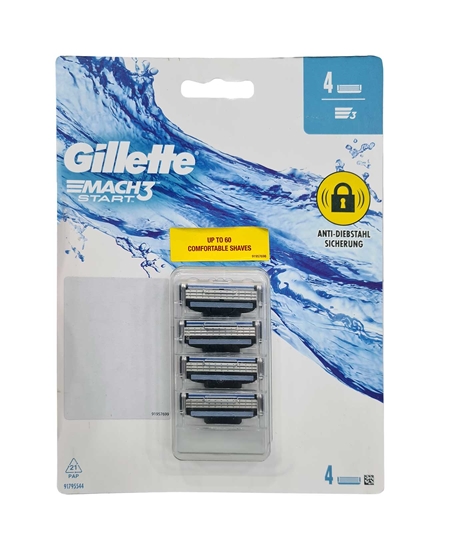 Picture of Gillette Mach3 Start Refill 4's