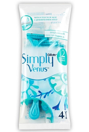 Picture of Gillette Venus Simply2 Disposable Shaving Razor 4's (Loose)