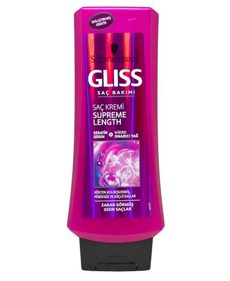 gliss, gliss şampuan, uzun saçlar için saç bakım kremi, gliss supreme length saç bakım kremi