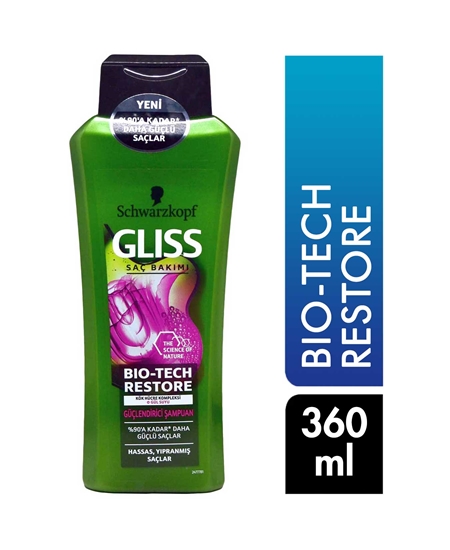 Picture of  Gliss Shampoo 360 ml Bio-Tech Restore Booster