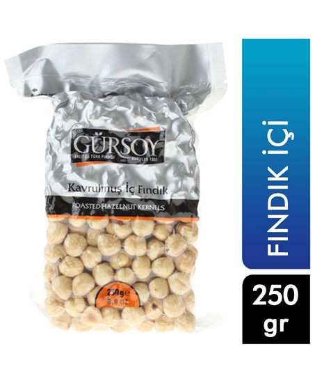 Picture of Gürsoy Kavrulmuş İç Fındık 250 gr Vakumlu