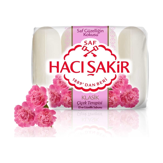 Picture of Hacı Şakir Klasik Güzellik Sabunu 4x70 gr Çiçek Terapisi