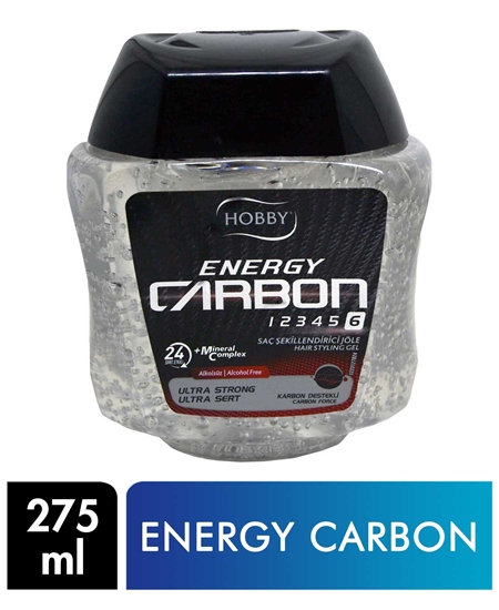 Picture of  Hobby Hair Gel 275 ml Carbon 6 Ultra Hard