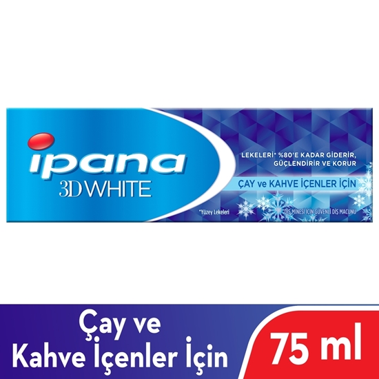 Picture of P-İpana 3D White Canlandıran Ferahlık Diş Macunu 75 ml-SKT SORUNU