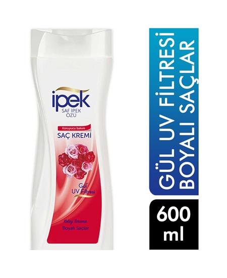 Picture of İpek Saç Kremi 600 ml Gül ve UV Filtresi